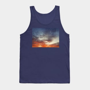 sunset cloudscape scene Tank Top